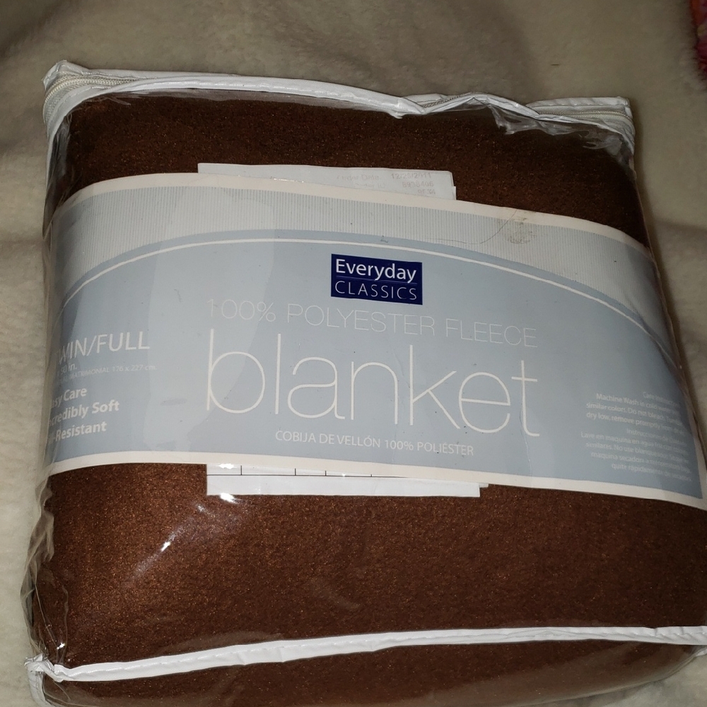 Brown Fleece Blanket